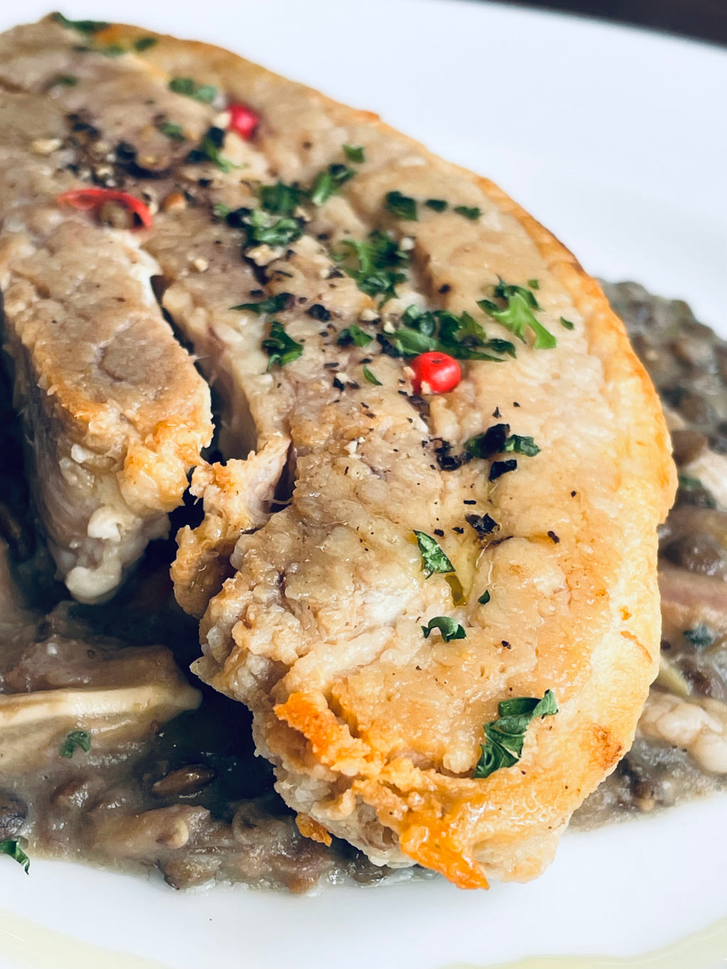 プティサレ　-豚バラ肉とレンズ豆の煮込み-　250g